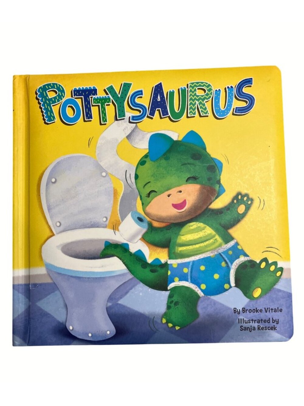 Pottysaurus Little Hippo Books Toddler Potty Training Board Book Ages 1-5
